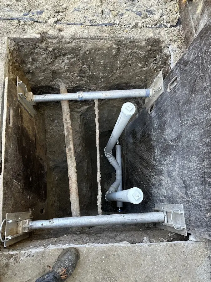Experienced plumber completing Gas Line Repair work in Perinton